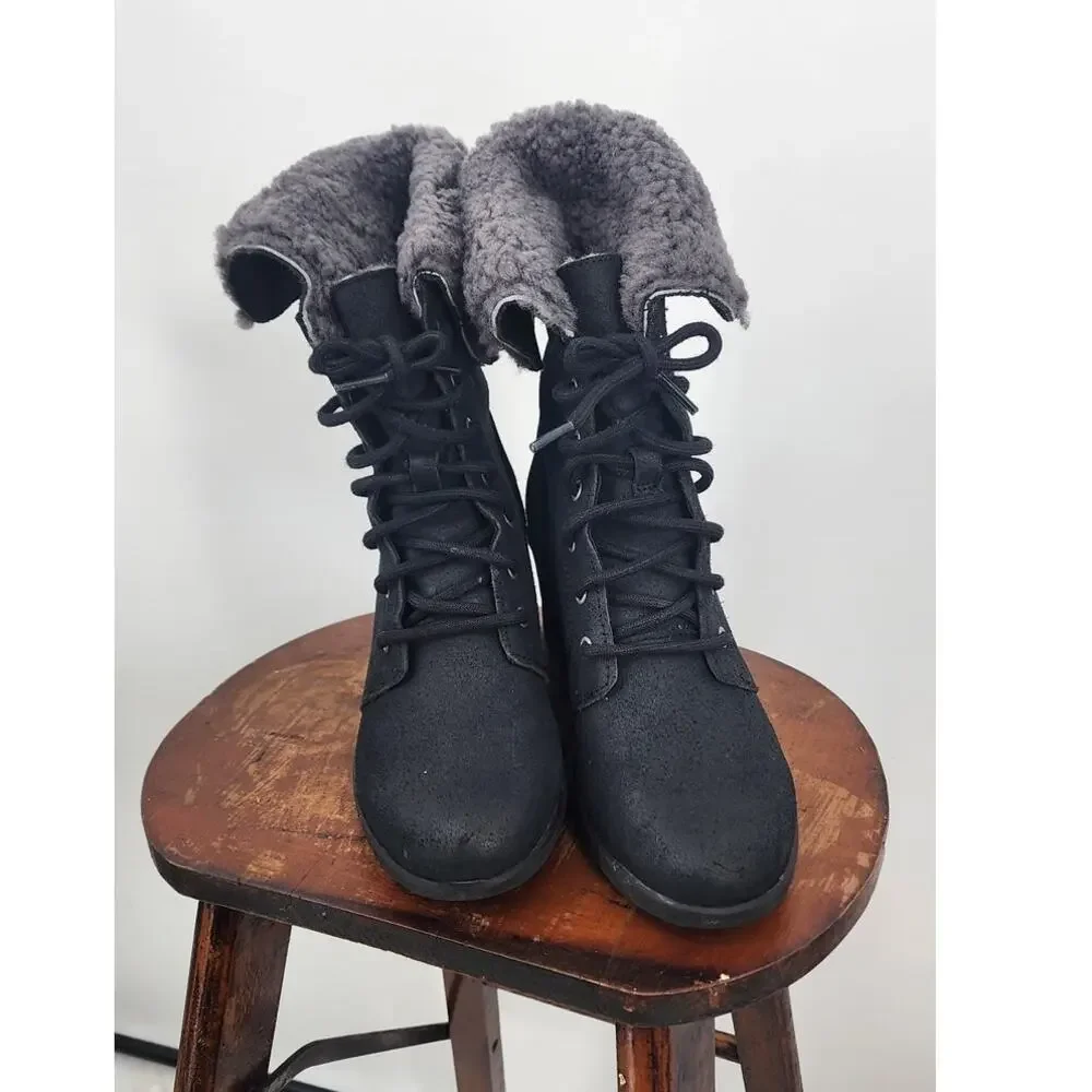 UGG black suede